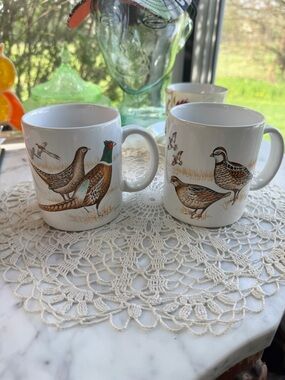 Wild Game Vintage Coffee Mugs (Set of Two)